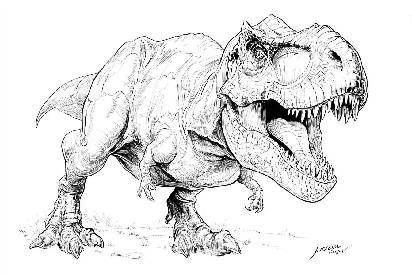 dinosaurios para colorear realistas