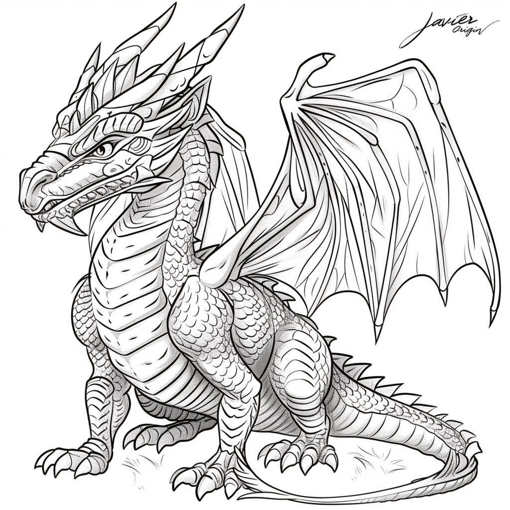 dragones-para-colorear-imprimir-plantillas-y-dibujo-dragon-gratis