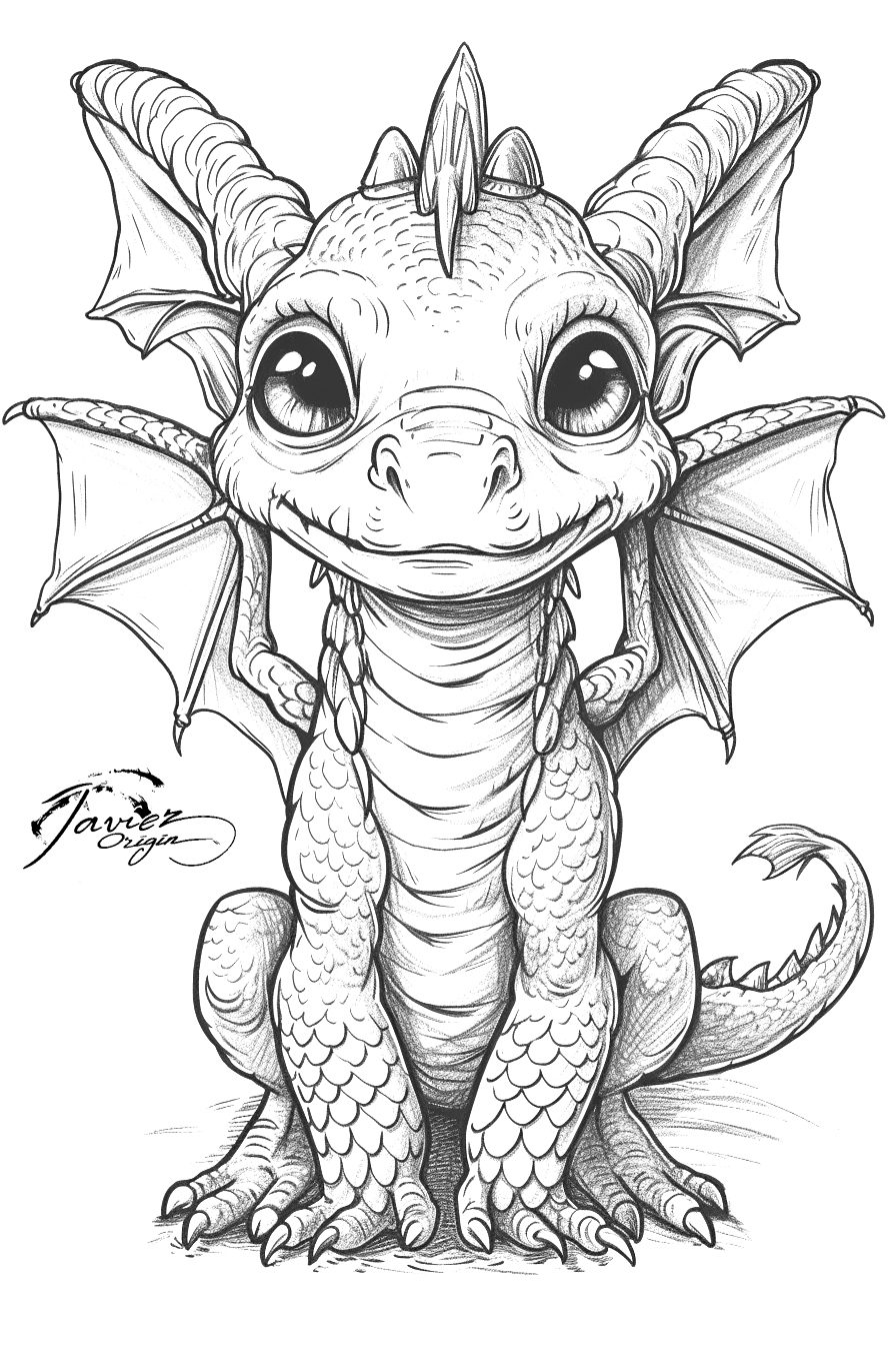 Dragones para colorear. Imprimir Plantillas y Dibujo dragon gratis. dragones-para-colorear-imprimir-plantillas-y-dibujo-dragon-gratis