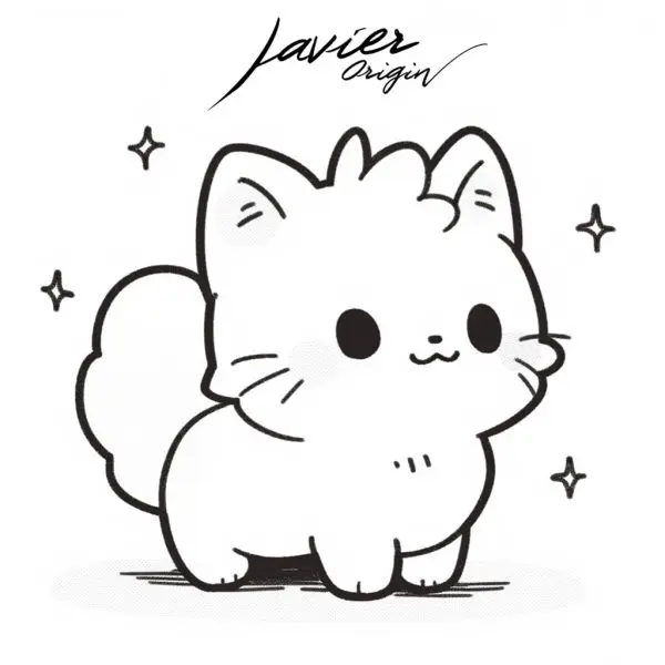 Dibujos de gatos para colorear