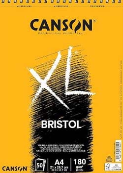 Papel de dibujo sin grano Canson XL Bristol