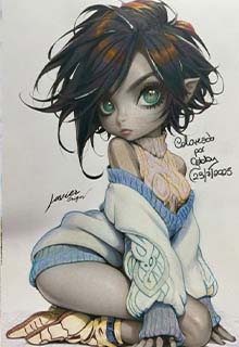 Dibujo de Elfa sexy coloreado por Gabby