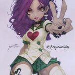 Chica manga coloreada por Aresgurumia