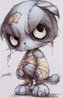 Gato callejero dibujo