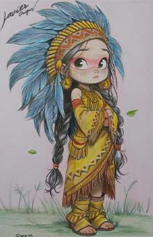Ilustración india Javier Origin