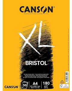 Papel liso Canson XL Bristol para lápices de color