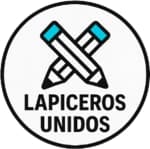 Logotipo oficial de Lapiceros Unidos, comunidad de coloreo artístico creada por Javier Origin.