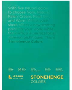 Papel de dibujo  profesional Legion Stonehenge colors