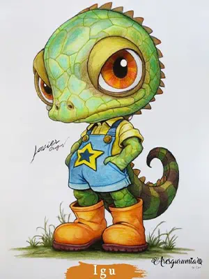 Igu de la orden estelar coloreado por aresgurumia by cari de Comunidad lapiceros Unidos