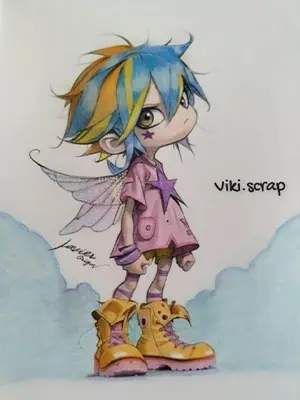 Divine de la orden estelar coloreado por viki_scrap de Comunidad lapiceros Unidos