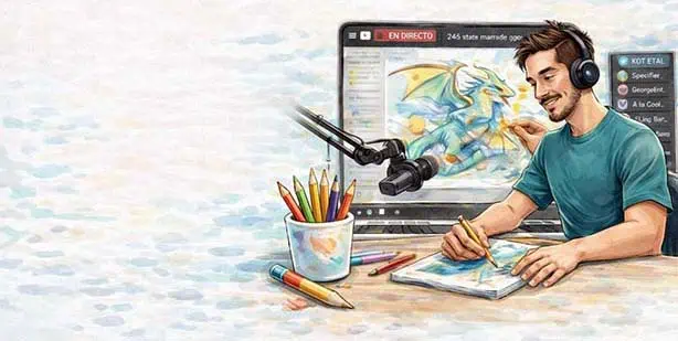 Directos de coloreado con lápices de colores