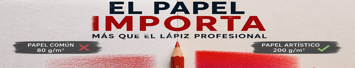 papel para lápices de colores es más importante que el propio lapiz