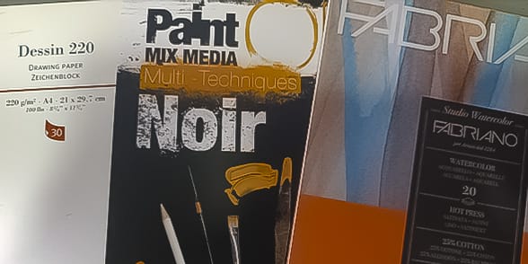 Tipos de papel de dibujo