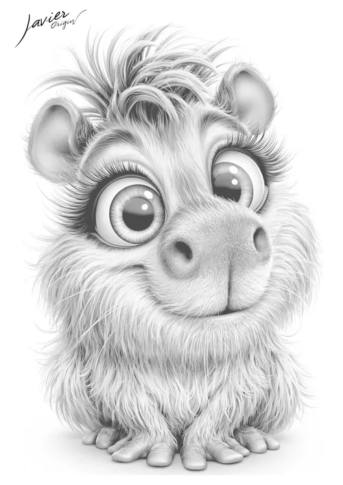capibara para colorear