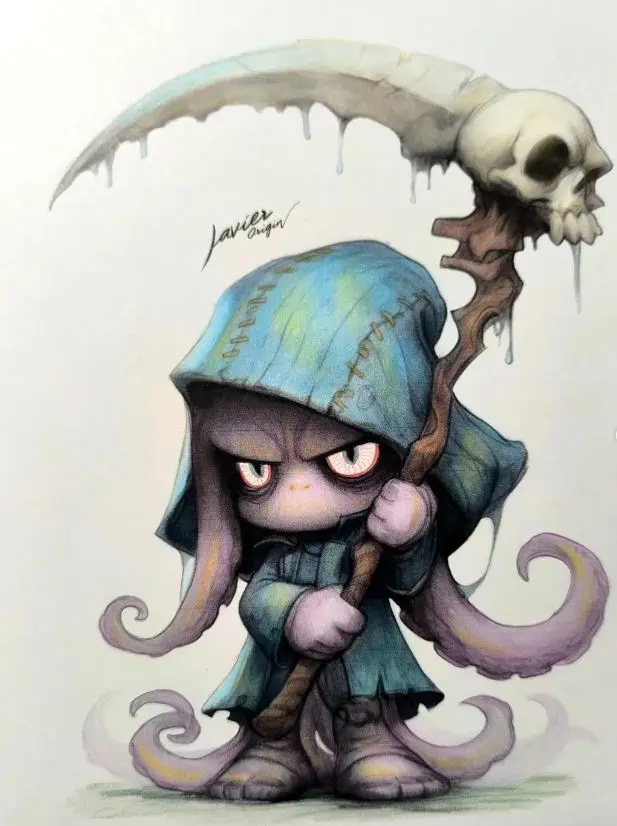 Dark Octopus coloreado por Soirolaba Scrap